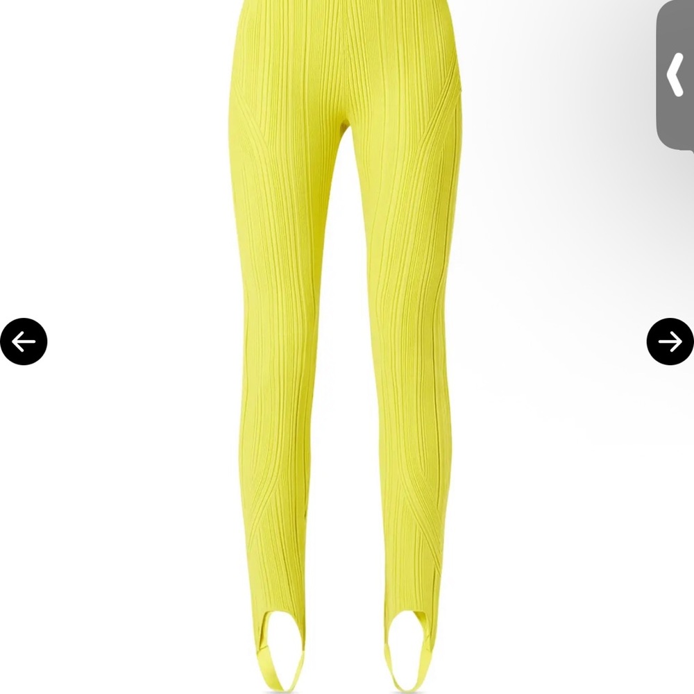 ✨Hervé Leger✨Variegated Rib Stirrup Leggings